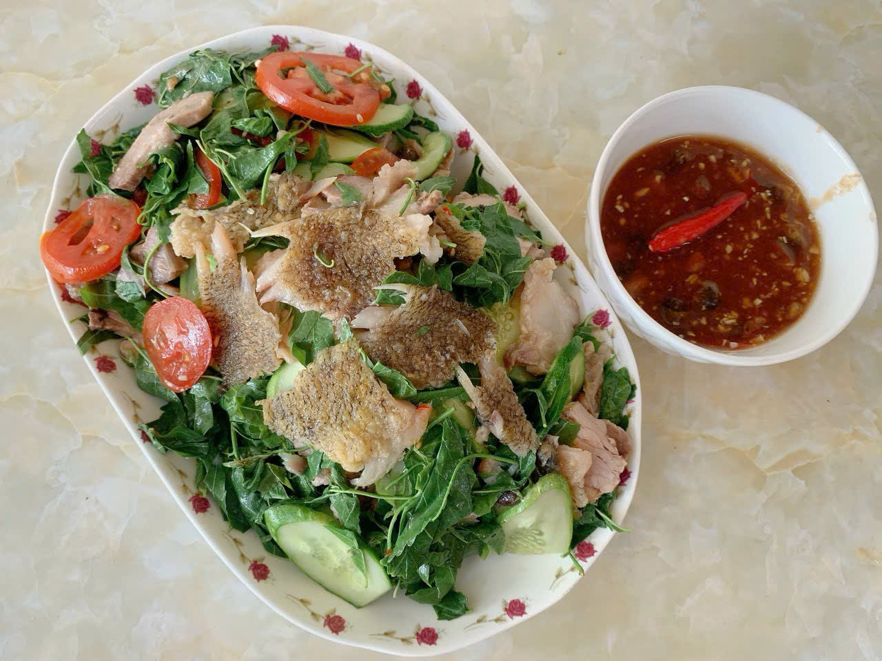 Gỏi rau sầu đâu