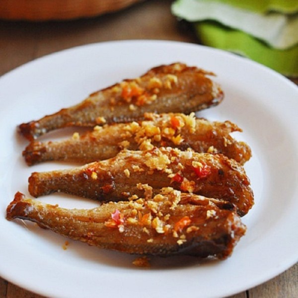 khô đù chiên dấm đường